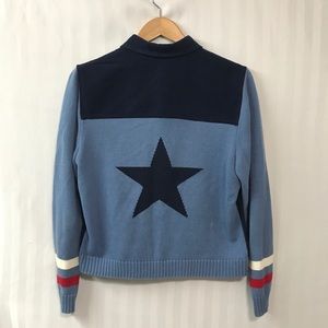 Vintage Norton Studio Button Down Star Sweater
